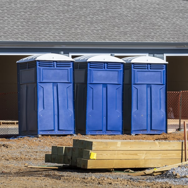 how can i report damages or issues with the portable toilets during my rental period in Ben Hur VA